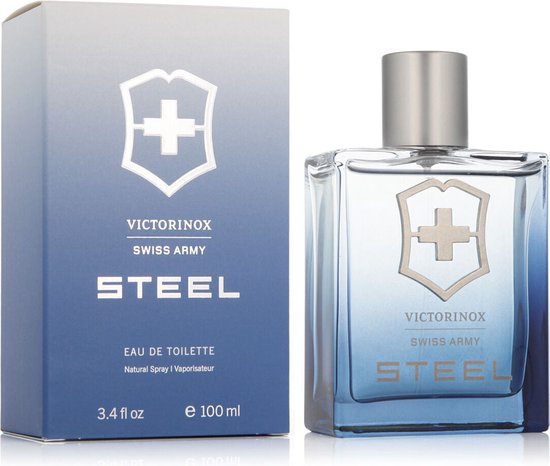 550x466-203 Herenparfum Victorinox EDT Steel 100 ml - Image 1