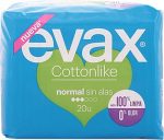 Normaal Maandverband met vleugels Evax (20 uds)