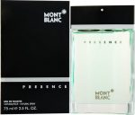 Mont Blanc Presence Eau De Toilette For Men 75 Ml - Image 2