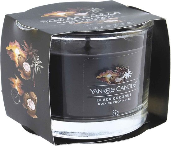 550x470-97 Yankee Candle Black Coconut Votivní Svíčka Ve Skle 37 G - Image 1