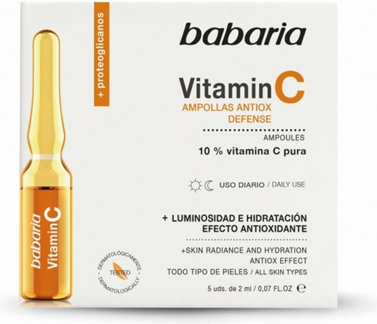 550x472-44 Ampullen Babaria Vitamine C (5 x 2 ml) - Image 1
