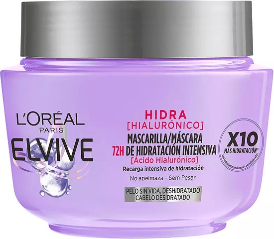 550x480-202 Paris Elvive Hydra Hyaluronic Mask 72h Hydration By L'oreal 300 Ml - Image 1