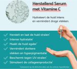 Remescar Vitamine C Serum met Hyaluronzuur - Herstellende en hydraterende serum, Gezichtsverzorging collageen serum voor een stralende huid, met Microbiome Technologie, 30 ml - Image 3