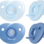 Philips Avent Soothie Fopspeen - 0 tot 6 Maanden - 2 Speentjes - Blauw/Donkerblauw - SCF099/21