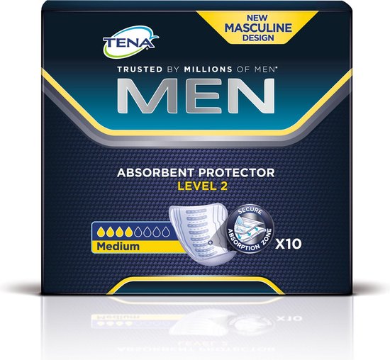 550x508-96 Tena For Man Level 2 incontinentie - 10 stuks - Incontinentieverband - Image 1