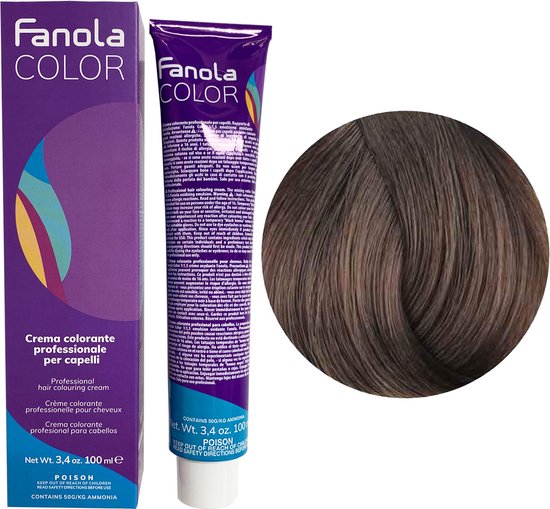 550x509-72 Fanola Haarverf Professional Colouring Cream 7.1 Blonde Ash - Image 1
