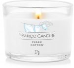 Yankee Candle Filled Votive 3-pack - Clean Cotton - Image 2