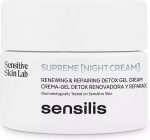 Anti-Rimpel Nachtcrème Sensilis Supreme Real Detox (50 ml)