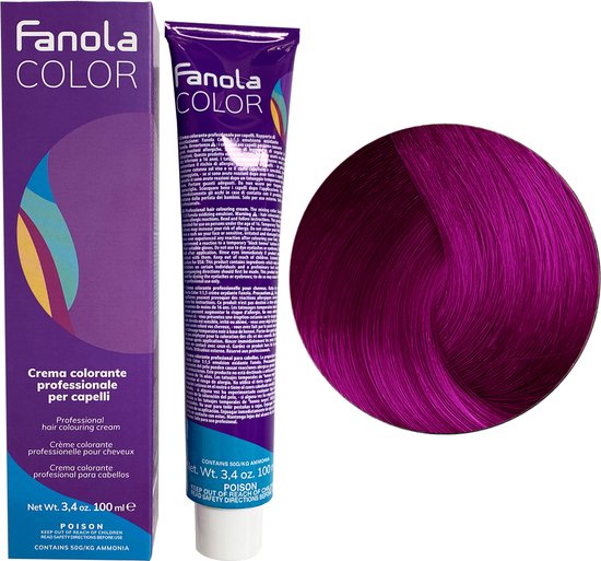 550x513-50 Fanola Haarverf Professional Colouring Cream Violet - Image 1