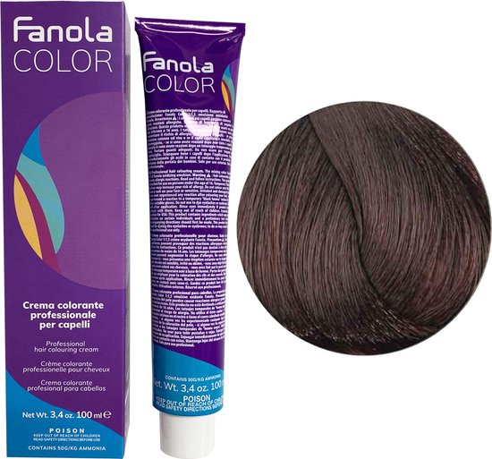 Fanola Haarverf Professional Colouring Cream 5.03 Warm Light Chestnut