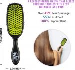 Wet Brush - Shine Enhancer Haarborstel - Ultra-zachte IntelliFlex natuurlijke varkenshaar - Zwart - Image 2