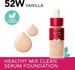 Bourjois Healthy Mix - 52 - Vanilla, Serum Foundation, laat de huid onmiddellijk stralen, hydrateert tot 24 uur lang, vegan formule, dauwachtige finish, houdt de hele dag lang, 30 ml - Image 2