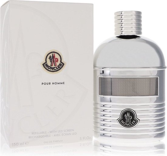550x515-30 Moncler Eau De Parfum Spray (refillable + Led Screen) 150 Ml For Men - Image 1