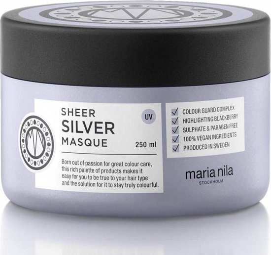 550x516-100 Maria Nila - Sheer Silver Haarmasker 250ml - Image 1