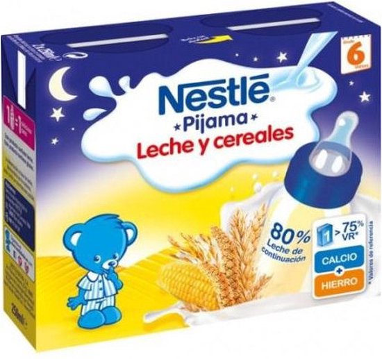 550x517-91 Nestle Nestla(c) Milk Porridge With 8 Cereals 2 X 250ml - Image 1