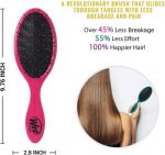 Wet Brush Original Detangler - voor dikke haar - IntelliFlex - Roze - Image 10