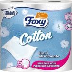Foxy Cotton Papel Higiénico 5 Capas 4 Rollos