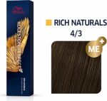 Wella Professionals Koleston Perfect Me+ - Haarverf - 4/3 Rich Naturals - 60ml