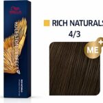 Wella Professionals Koleston Perfect Me+ - Haarverf - 4/3 Rich Naturals - 60ml
