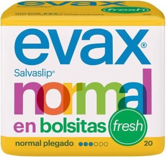 550x520-89 Evax Normal Fresh Pantyliners Small Bags 20 Units - Image 1
