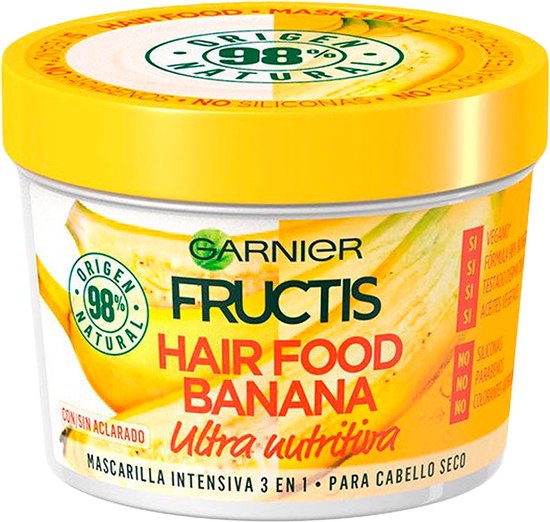 550x522-38 Voedend Haarmasker Ultra Hair Food Banana Fructis (390 ml) - Image 1