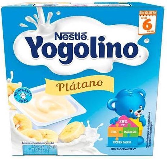 550x522-44 Nestle Nestlé Banana Milk Dessert 4uts - Image 1