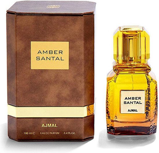 550x528-100 Ajmal Amber Santal - Eau de parfum spray - 100 ml - Image 1