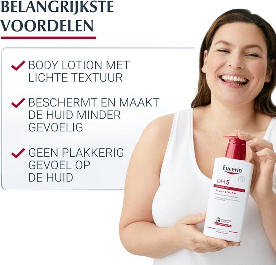 550x528-13 Eucerin Bodylotion PH5 Light 400 ml - Image 1