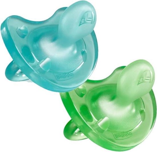 550x531-57 Chicco Physio Soft Pacifier 12m+ 2 Units - Image 1
