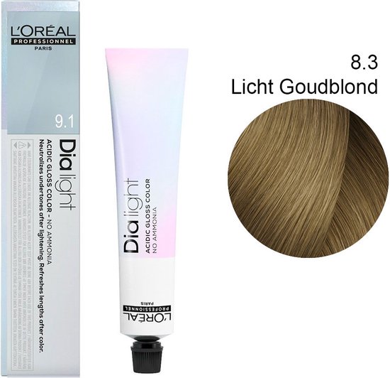 550x532-51 Styling Lotion L'Oreal Professionnel Paris Dia Light Ammonia-free Nº 8.3 50 ml - Image 1