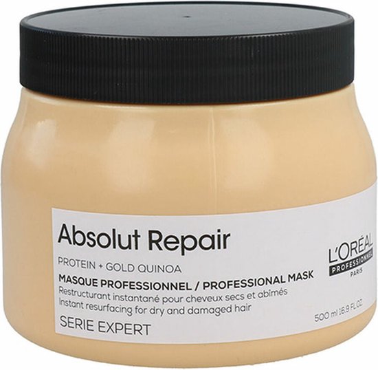 550x538-158 L'orEal Professionnel SErie Expert Absolut Repair Gold Quinoa + Protein Masque 500 Ml - Image 1