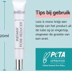 Remescar Instant Pore Reducer - Porien verkleinen en verminderen met Gezicht Primer, Poriënreinigers als primer of serum voor gezichtsverzorging, onmiddelijk effect en gladde huid, 20 ml - Image 3