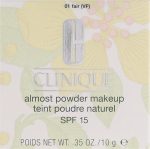 CLINIQUE Almost Powder Makeup SPF15 podk ad w pudrze z ochron  przeciws oneczn  01 Fair 10g - Image 10