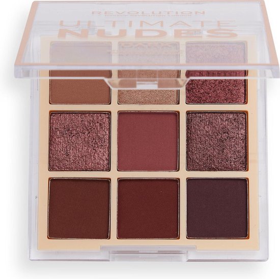 550x548-266 Makeup Revolution Ultimate Nudes Eyeshadow Palette - Dark - Image 1
