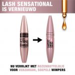 Maybelline Lash Sensational Mascara - Intense Black - Zwart - Image 4