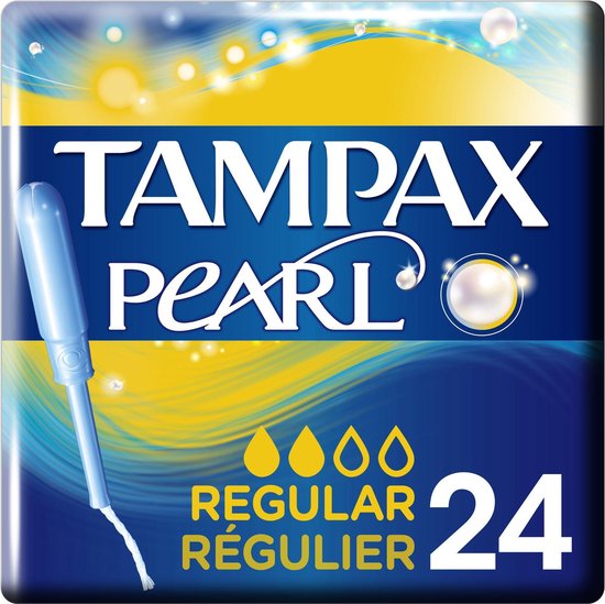 550x549-208 Pearl Tampon Regular 24 U By Tampax 24 Pcs - Image 1