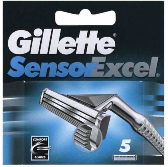550x549-559 Gillette Sensor Excel Refill 5 Units - Image 1