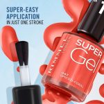 Rimmel Super Gel Nagellak - 047 Spiced Coral - Image 3