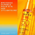Sun Tanning Oil Face And Body Spf50 150 Ml By Nuxe 150 Ml - Image 3