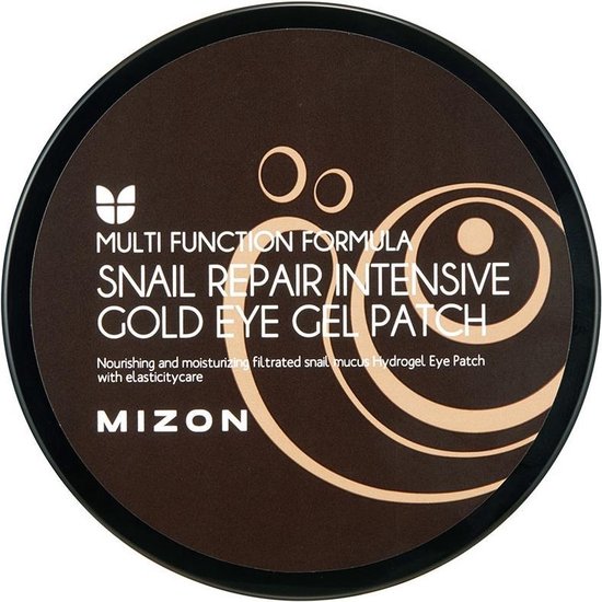 550x550-219 Mizon - Snail Repair Intensive Gold Eye Patch - Oční maska proti otokům a tmavým kruhům se zlatem - Image 1