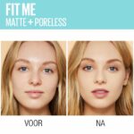 Maybelline New York - Fit Me Matte + Poreless Foundation - 118 Nude - Medium Dekkende Foundation met Matte Finish voor de Normale tot Vette Huid - 30 ml - Image 2