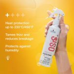Schwarzkopf Professional OSiS+ Flatliner Shine Hittebescherming - 200ml - Image 4