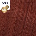 Vopsea Permanenta Wella Professionals Koleston Perfect 5/43, Castaniu Deschis Rosu Auriu, 60ml - Image 2