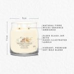 Yankee Candle - Soft Wool & Amber Signature Medium Jar - Image 4