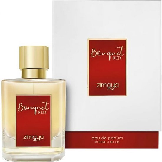 550x551-208 Afnan Zimaya Bouquet Red EDP 100ml - Image 1