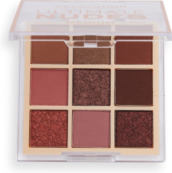 550x551-258 Makeup Revolution Ultimate Nudes Eyeshadow Palette - Medium - Image 1