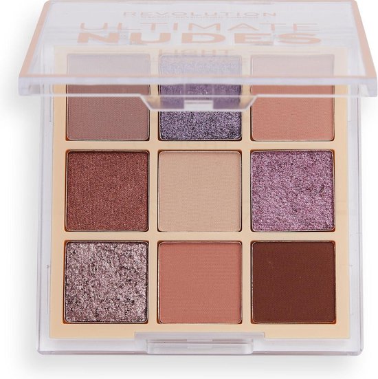 550x551-259 Makeup Revolution Ultimate Nudes Oogschaduw Palette - Light - Image 1