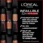 L’Oréal Paris Infaillible 32H Matte Cover Foundation - 155 - Foundation met een volledige dekking en een matte finish - 30 ml - Image 2