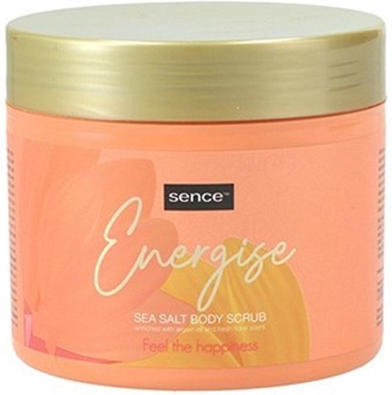 550x555-7 Sence Of Wellness Energise Sea Salt Body Scrub Feel The Happiness 500gr - Image 1