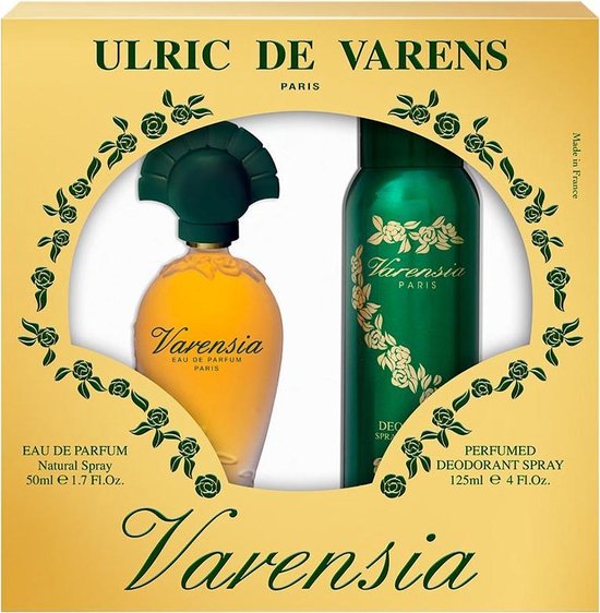 550x562-113 Ulric De Varens Varensia Eau De Parfum Spray 50ml Set 2 Pieces 2019 - Image 1